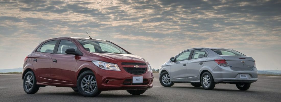 Chegaram os Onix e Prisma Joy, os “peladinhos” da Chevrolet