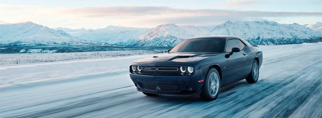 Dodge Challenger GT, bom de neve