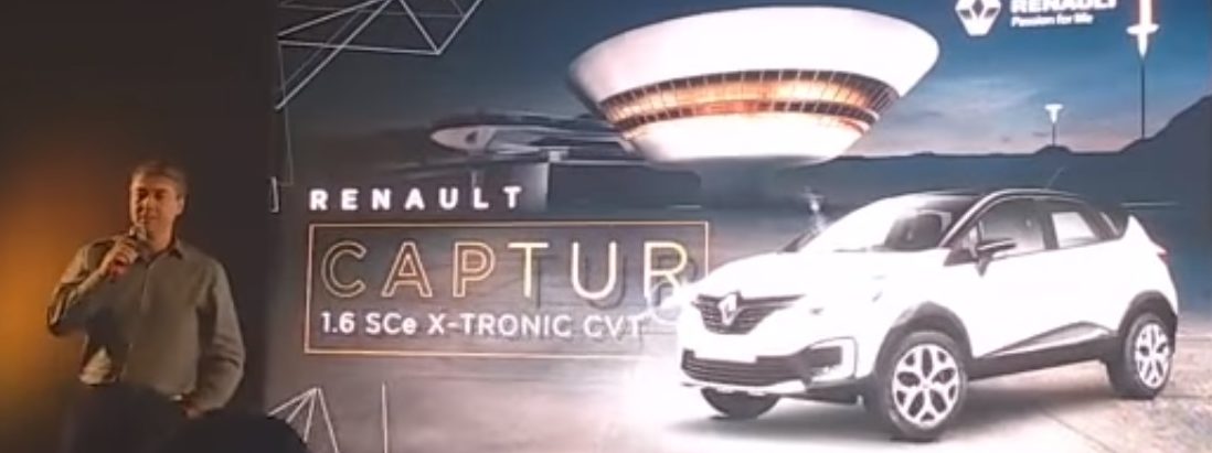 Apresentação do Renault Captur 1.6 SCe X-tronic CVT