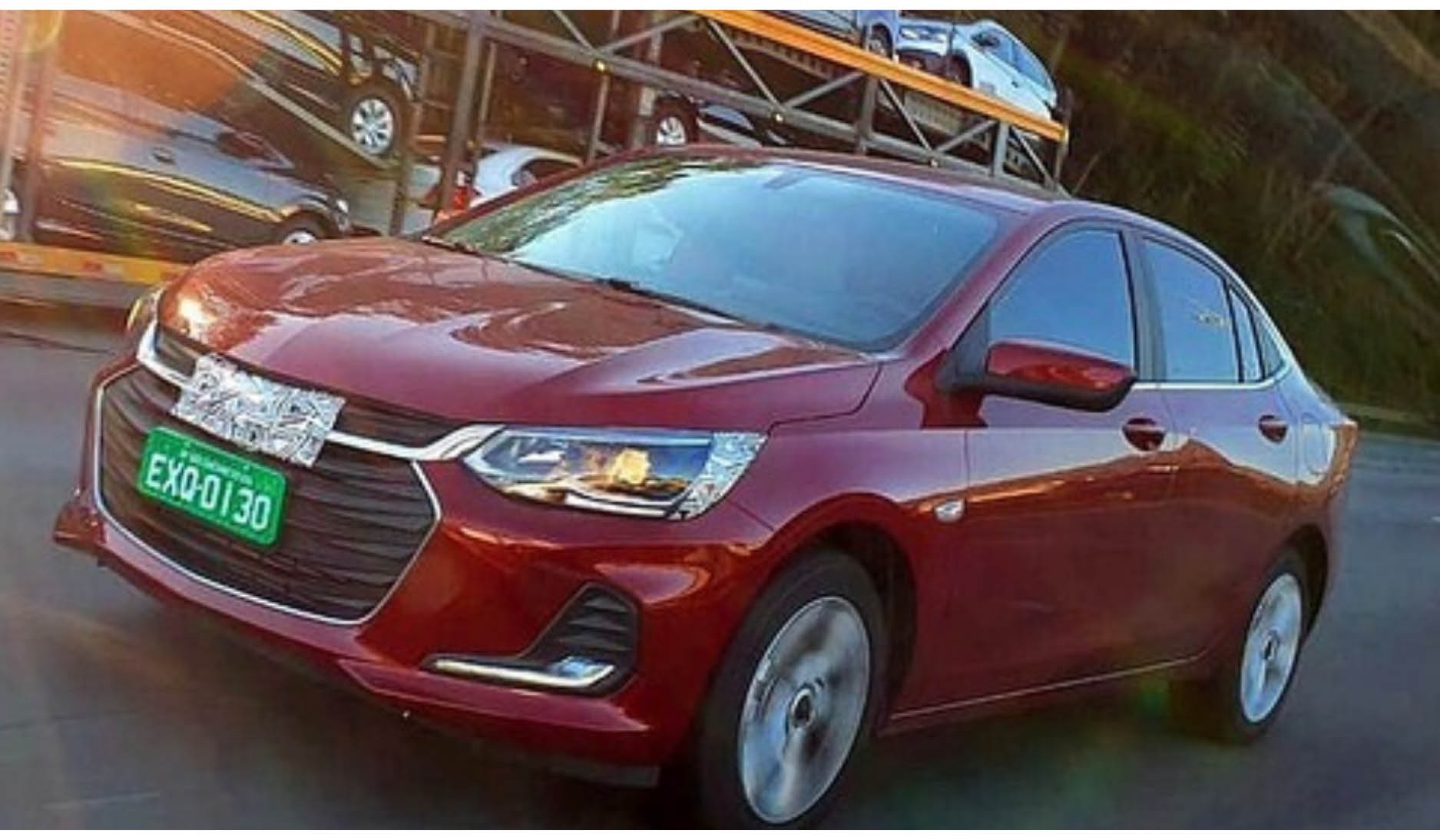Flagra do Chevrolet Onix Plus