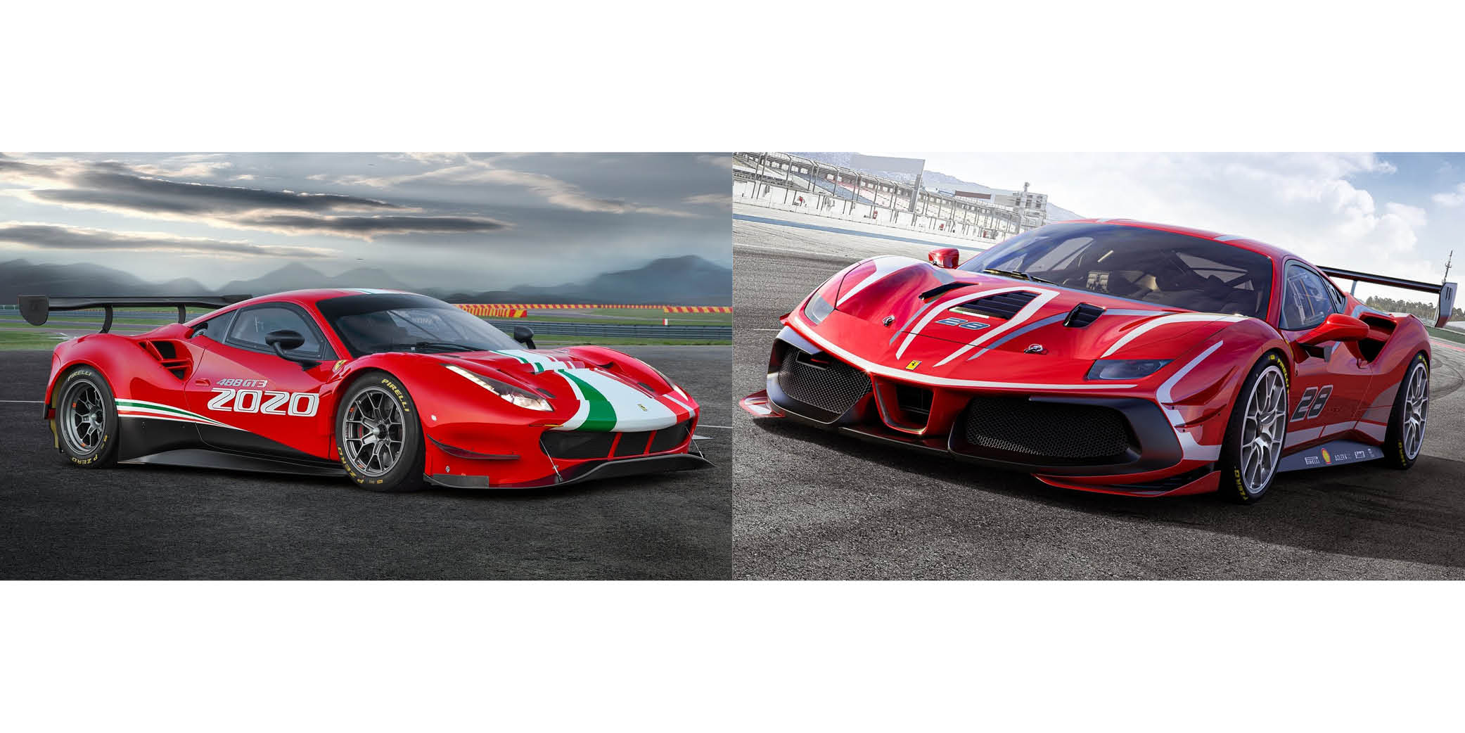 Ferrari 488 GT3 Evo e 488 Challenge Evo