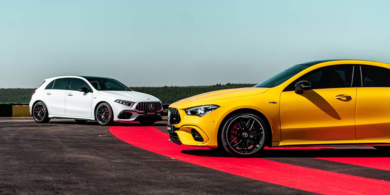 Mercedes A45 S AMG e CLA 45 S AMG de uma vez