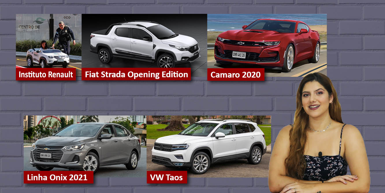 Linha Onix 2021 e VW Taos