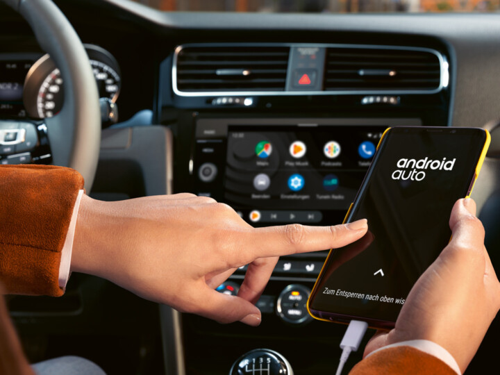 O carro está virando um celular