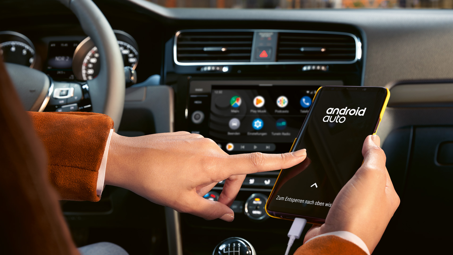 O carro está virando um celular