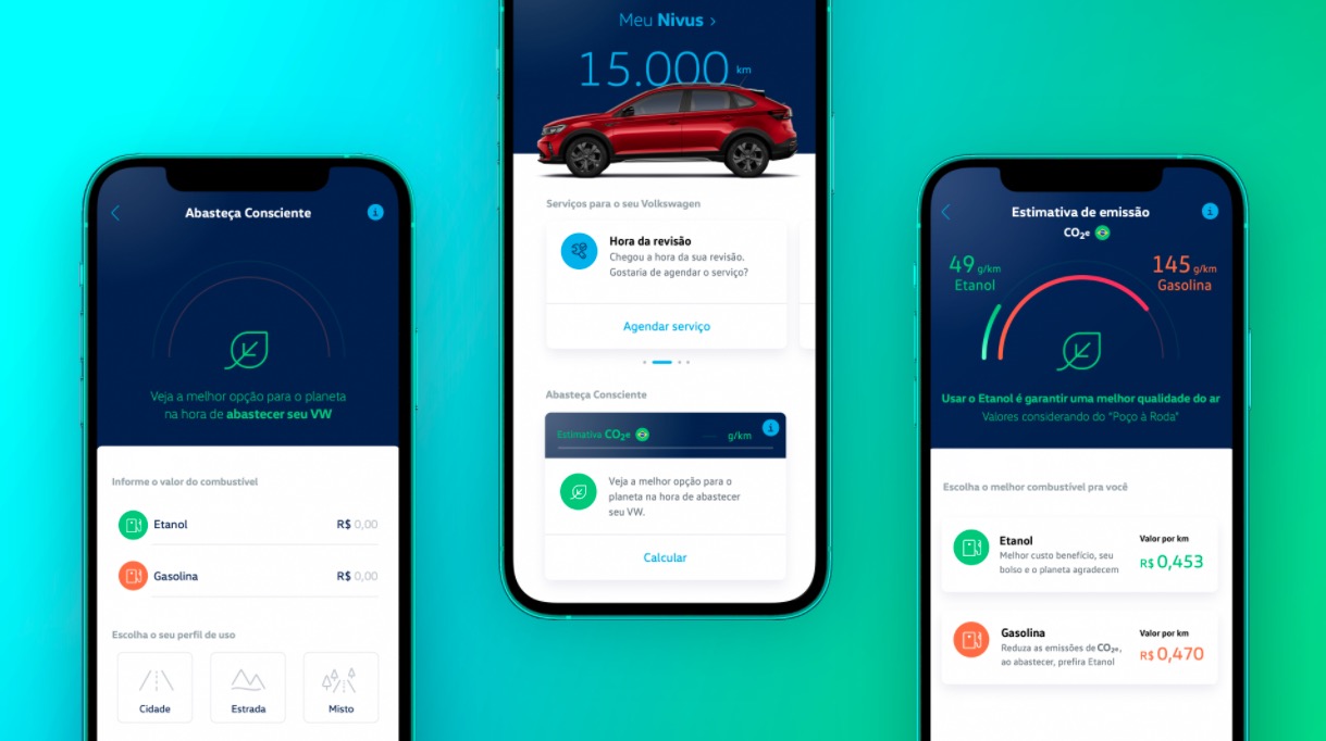 VW lança calculadora para economizar na bomba