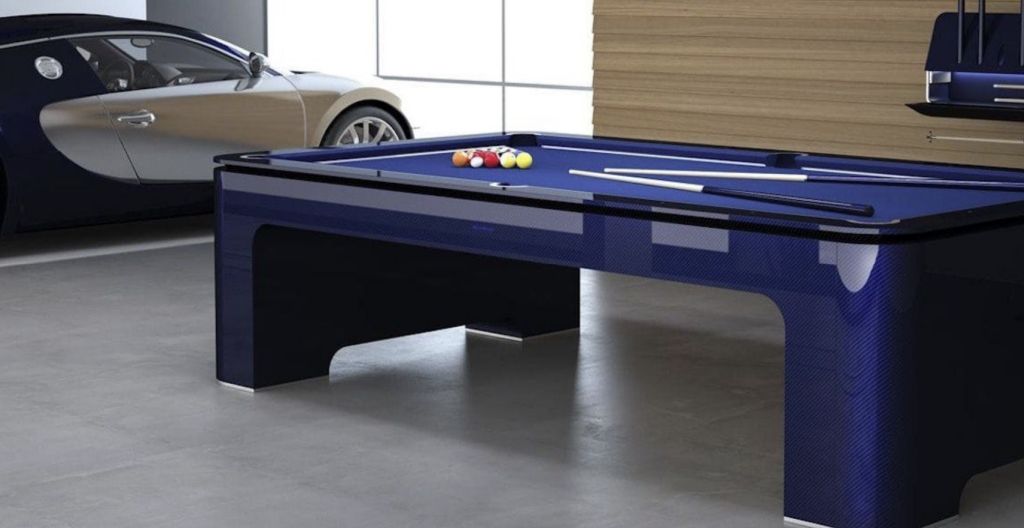 Bugatti lança mesa de sinuca por R$ 1,6 mi