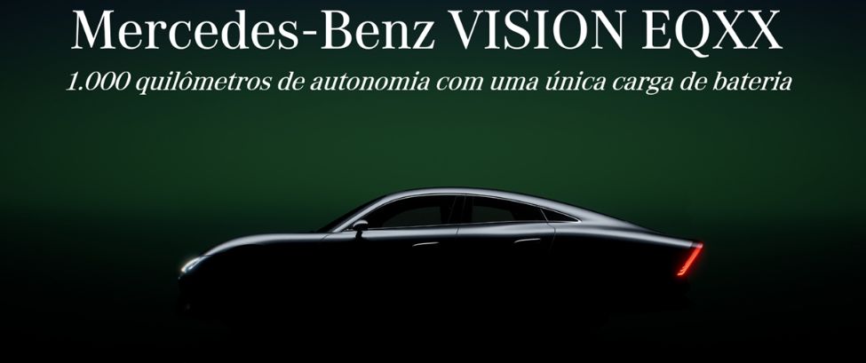 Mercedes EQXX promete autonomia de 1.000 km